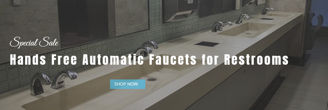 Hands Free Automatic Faucets for Restrooms